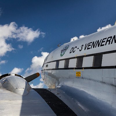 LR__70F0129-Edit Wonderful blue sky and a DC-3...