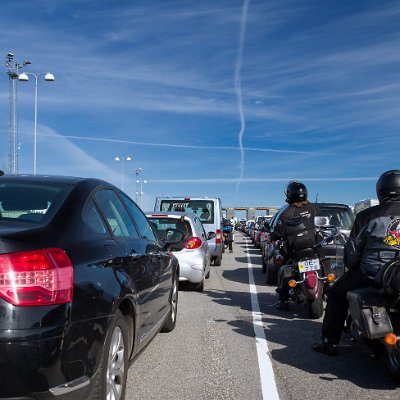 LR__70F5460 In line for embarkation at the ship Norröna bound for Iceland.